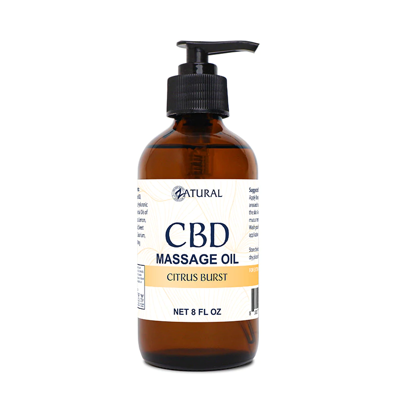 CBD Massage Oil with Citrus Burst