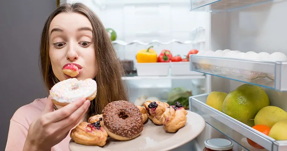 Eating Donuts (Sugar) From The Fridge