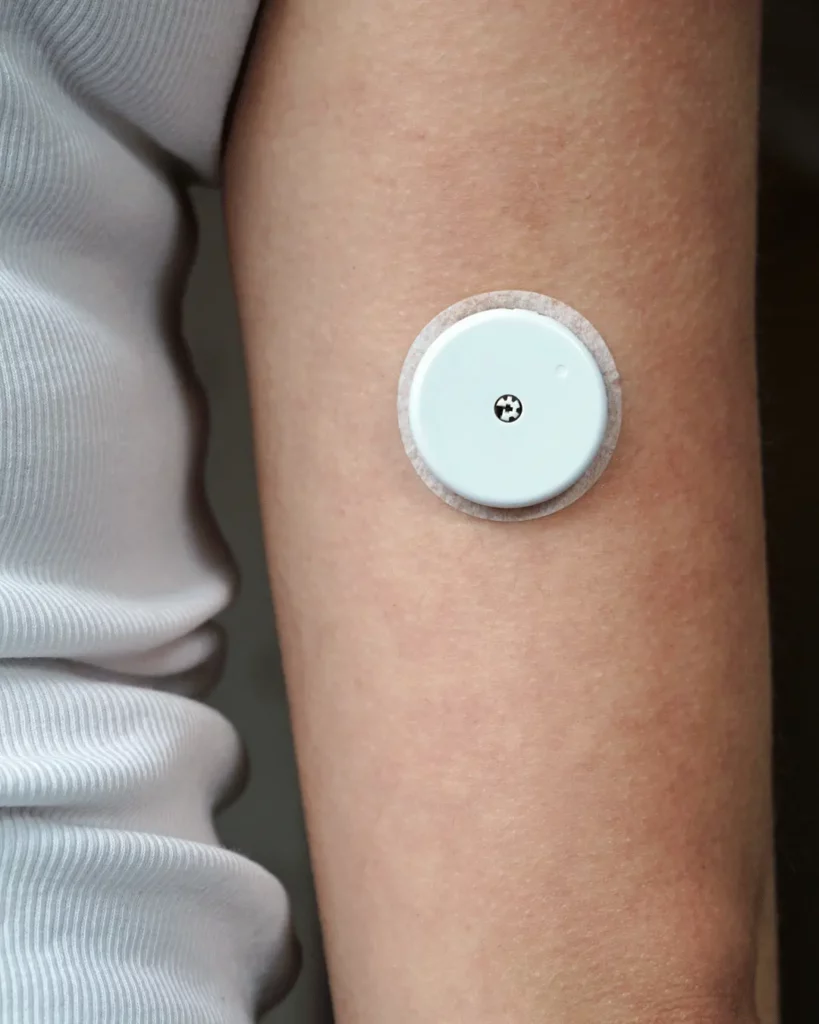 Freestyle Libre A Person'S Arm With A Freestyle Libre On It