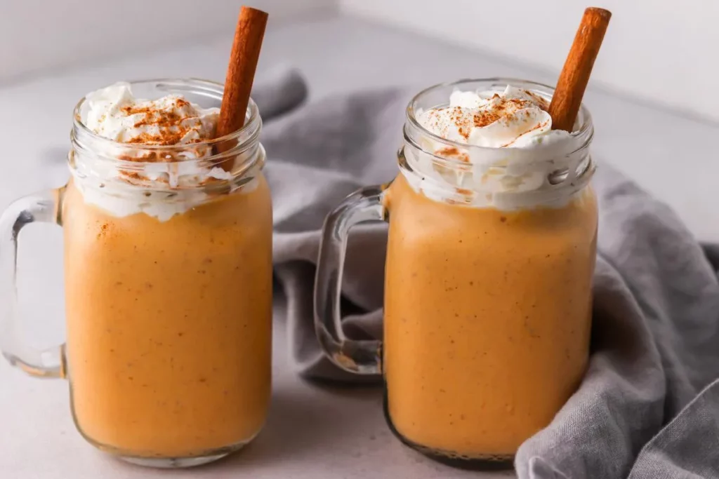Image10 11Zon 5 Two Glasses Of Smoothie With Cinnamon Sticks And Whipped Cream
