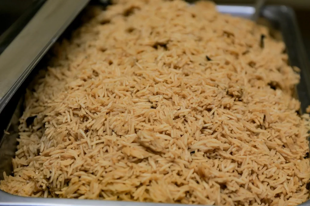 Image3 11Zon 19 A Tray Of Brown Rice In A Container