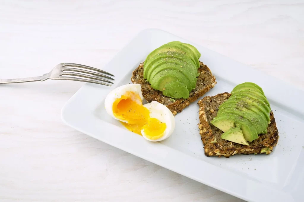 Image4 11Zon 39 A Plate With Avocado Toast And Egg On It