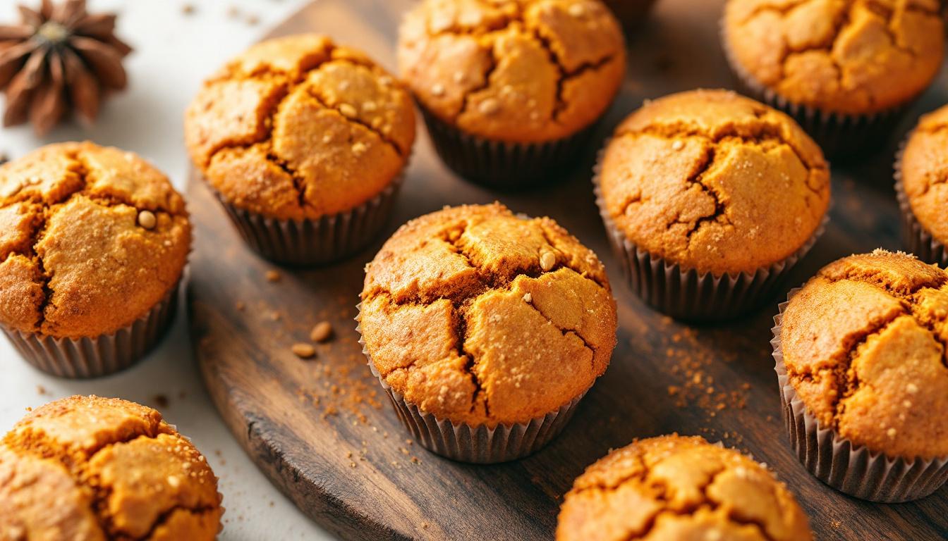 Muffinki dyniowe z przyprawami korzennymi